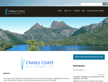 Tablet Screenshot of cradlecoast.com